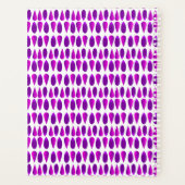 Filles Jolies Fleurs Roses Violettes Et Bow (Dos)