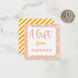 Filles Jote Boho Floral Daisy Carte Cadeau Enclôtu