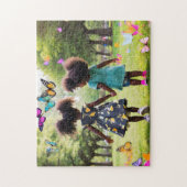 Filles Jouer 3 Puzzle audacieux et beau (Vertical)