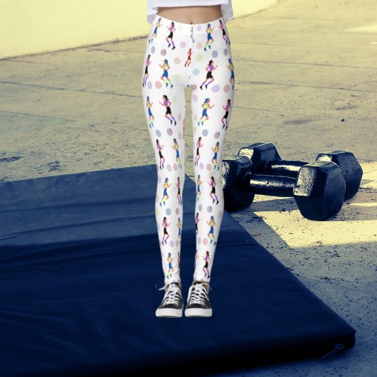 "Filles Leggings à la taille vibrante"