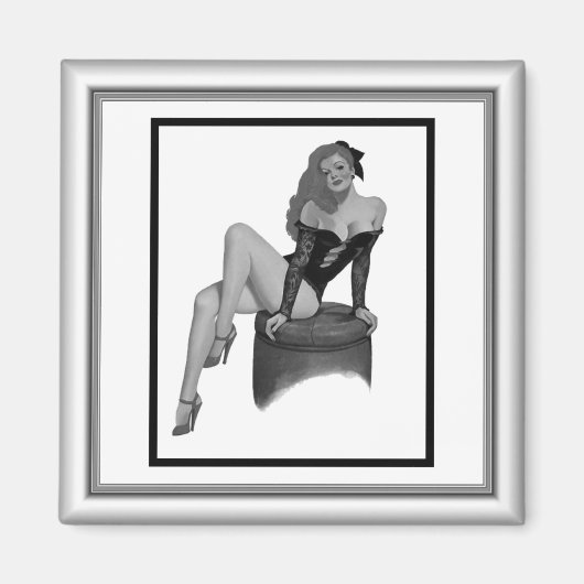 Filles Magnet Pin up Vintage (4) 2 (Devant)