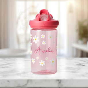Filles mignonne Daisy rose Bouteille d'eau personn