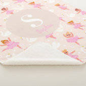 Filles mignonne rose petite Ballerina Couverture b (3/4)