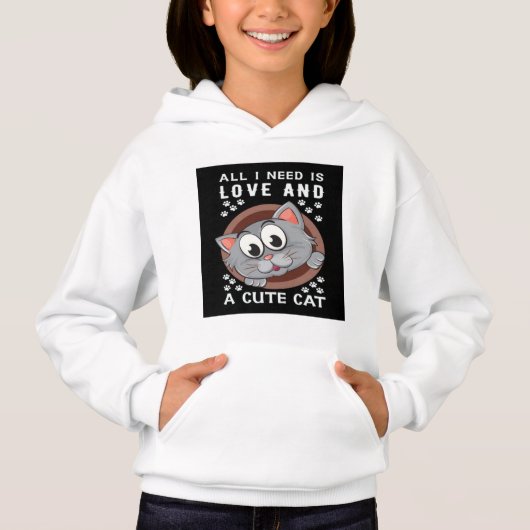 Filles mignonne Sweat - shirts à capuche et Sweats (Devant)
