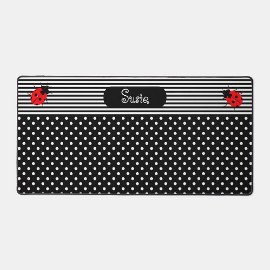 Filles mignonnes Lady Bugs Desk Mats & Pads (Recto)