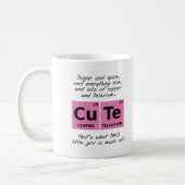 Filles mignonnes tasse drôle (Gauche)