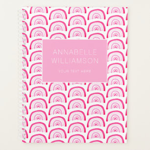 Filles Modernes Motif Arc-en-Ciel Rose Annuel