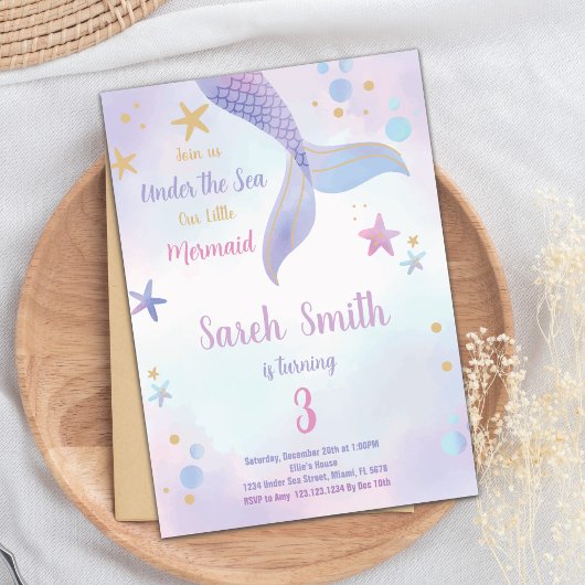 Filles modifiables sous la carte Sea Party