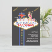 Filles Night Out Bachelorette Party Invitation (Debout devant)