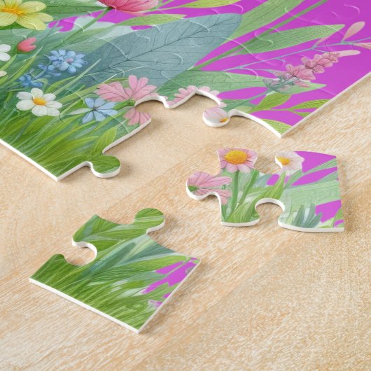 Filles Nom personnalisé Jigsaw Puzzle (Côté)