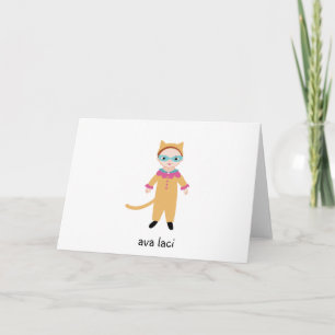 Filles personnalisées Remarque Costume de chat/Cat