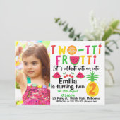 Filles Photo Fruitt deux tti 2e Invitation anniver (Debout devant)