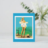Filles Pin up d'Art de Carte Postale Impression Ré (Debout devant)