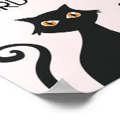 Filles Pink Boo Halloween Affiche de bienvenue d'a (Coin)