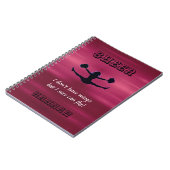 Filles Pom-pom girl Circulaire Carnet Spiral avec (Côté gauche)