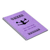 Filles Pom-pom girl Circulaire Carnet Spiral avec (Côté Droit)