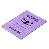 Filles Pom-pom girl Circulaire Carnet Spiral avec (Côté gauche)