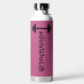 #Filles qui lèvent la bouteille d'eau à la sonnett (Droite)