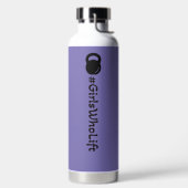 #Filles qui lèvent la bouteille d'eau Kettlebell (Droite)