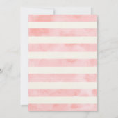 Filles Rousses Florales Cerfs Invitation Anniversa (Dos)