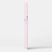 Filles singe violet et rose nom coque iphone 5 (Verso / Droite)