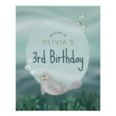 Filles sous le phoque de mer Affiche de bienvenue (Devant)