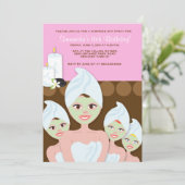 Filles spas Invitation d'anniversaire, n'importe q (Debout devant)