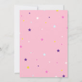 Fille's Super Hero Invitations d'anniversaire - Ed (Dos)