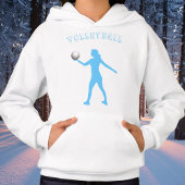 Filles Sweat - shirt à capuche de volley-ball avec