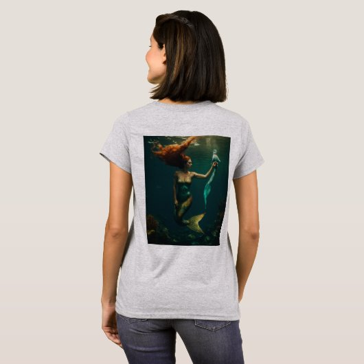 Filles T-Shirt à manches courtes imprimées à la si (Dos entier)