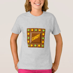 Filles T-shirt frêne CHOCOLAT CANDY