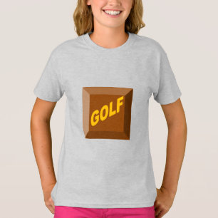 Filles T-shirt frêne CHOCOLAT GOLF