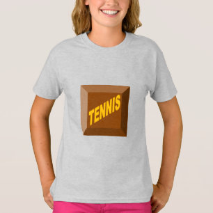 Filles T-shirt frêne CHOCOLAT TENNIS