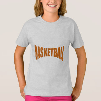 Filles T-shirt frêne DESIGN BASKETBALL
