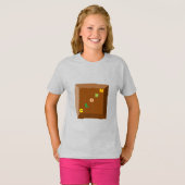Filles T-shirt frêne DESIGN CLOWN (Devant entier)