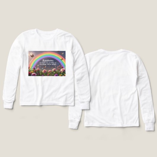 Filles Tee - shirts à manches longues (Motif Recto et Verso)