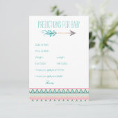 Filles Tribal Arrow Prédictions Cartes de conseil (Debout devant)