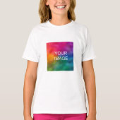 Filles TShirts Design avant et arrière Ajouter pho (Devant)
