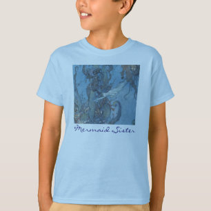 Filles Vintage Sirène Soeur T-Shirt