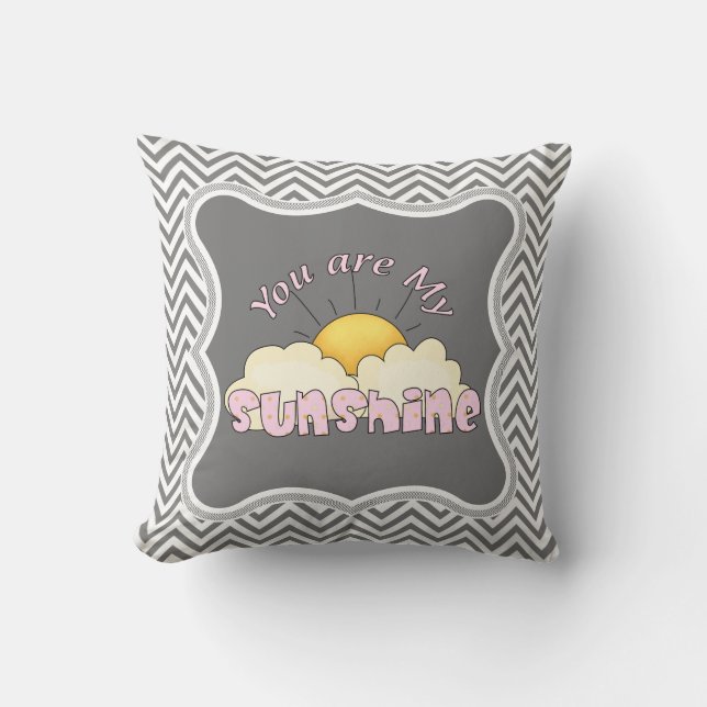 Filles Vous êtes Mon Coussin Sunshine (Recto)