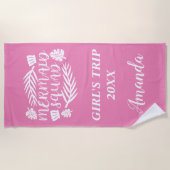 Filles Voyage Sirène Squad serviette de plage (Devant)