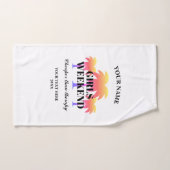 Filles week-end moins cher que thérapie cadeau drô (Serviette à main)