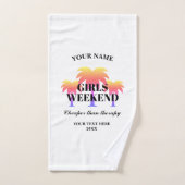 Filles week-end moins cher que thérapie cadeau drô (Serviette à main)