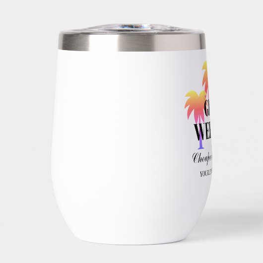 Filles week-end palmier tropical faveur (Avant)