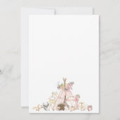 Filles Woodland Baby Shower Invitations (Dos)