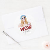 Filles WOW Autocollant Esthétique | Mode Paillette (Enveloppe)
