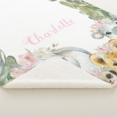 Fillette Safari Couverture bébé (3/4)