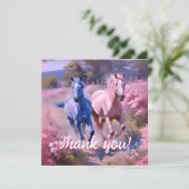 filly of colt bedankkaart (Staand voorkant)