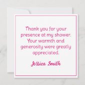 filly of colt bedankkaart (Achterkant)