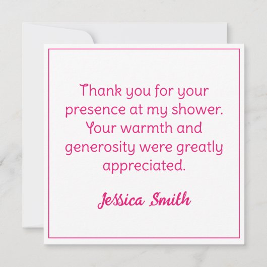 filly of colt bedankkaart (Achterkant)